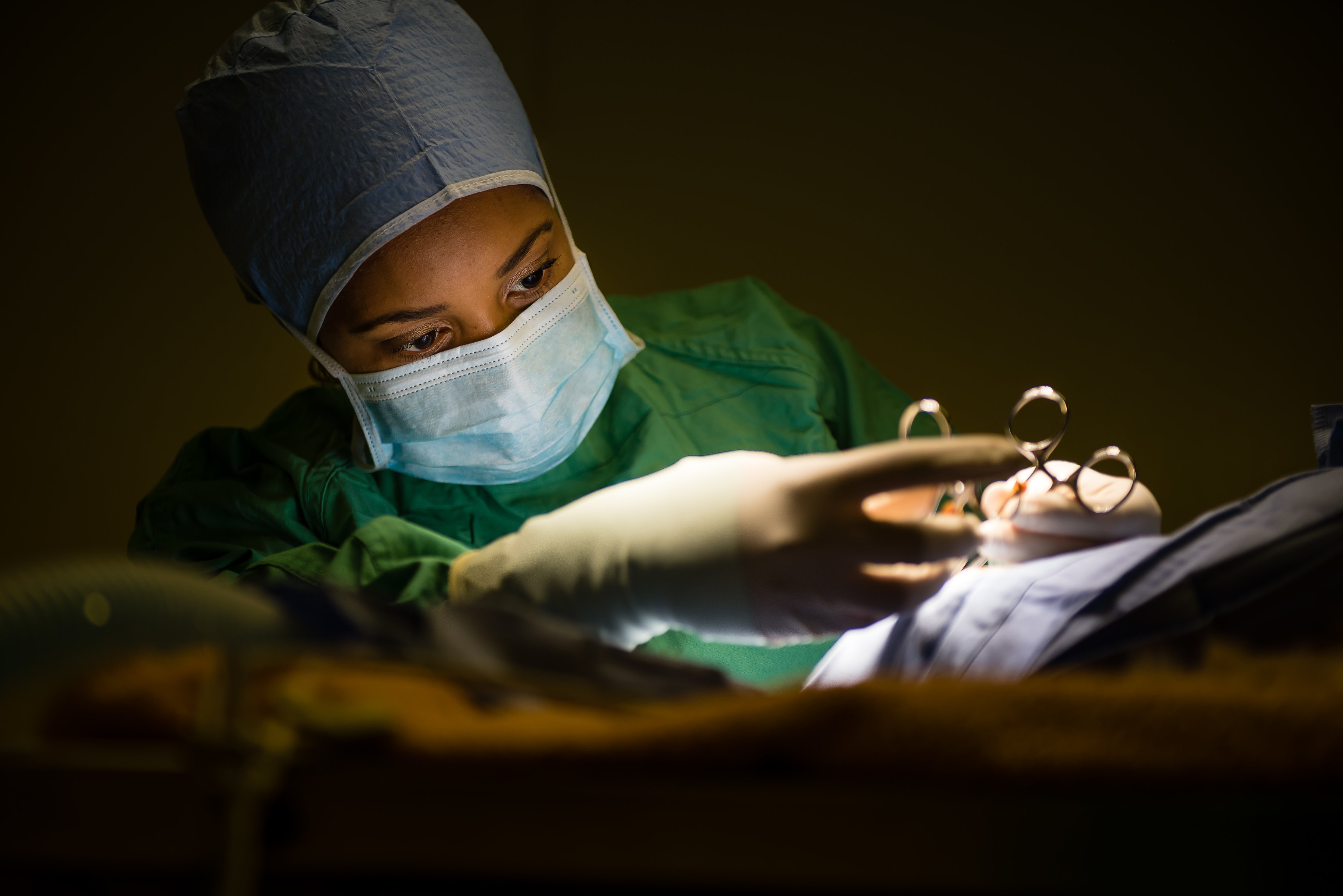 Dr. Mattaur performing surgery